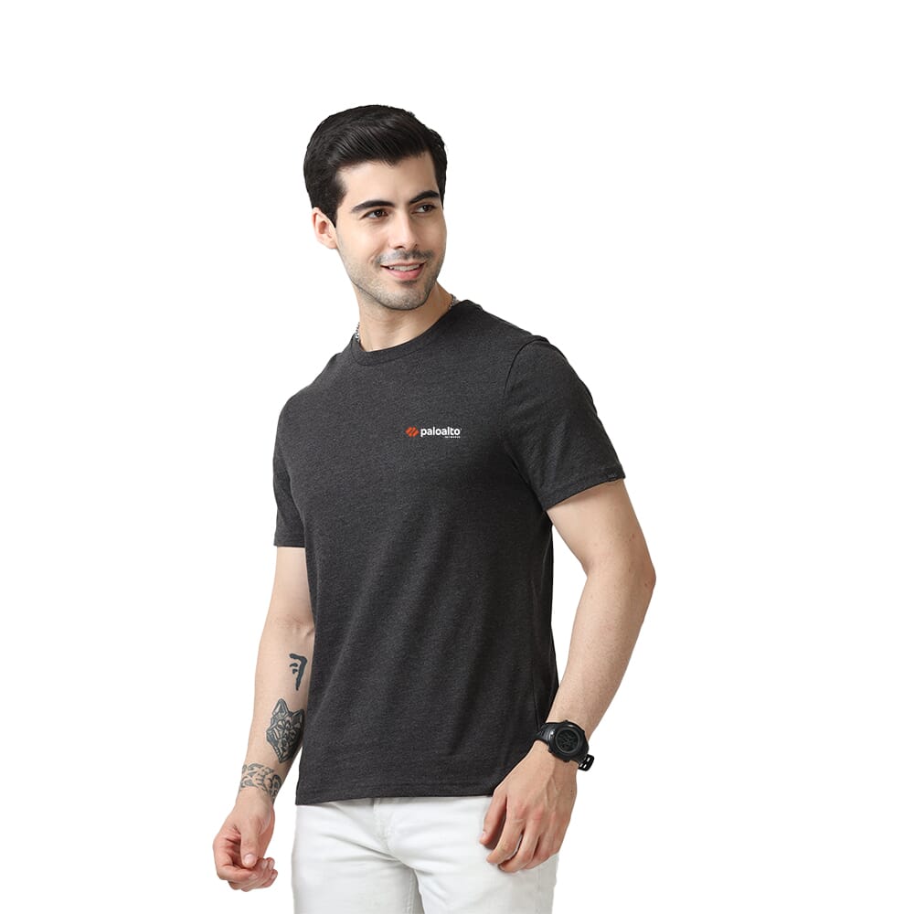 Marks & Spencer Round Neck T-shirt-Charcoal Grey